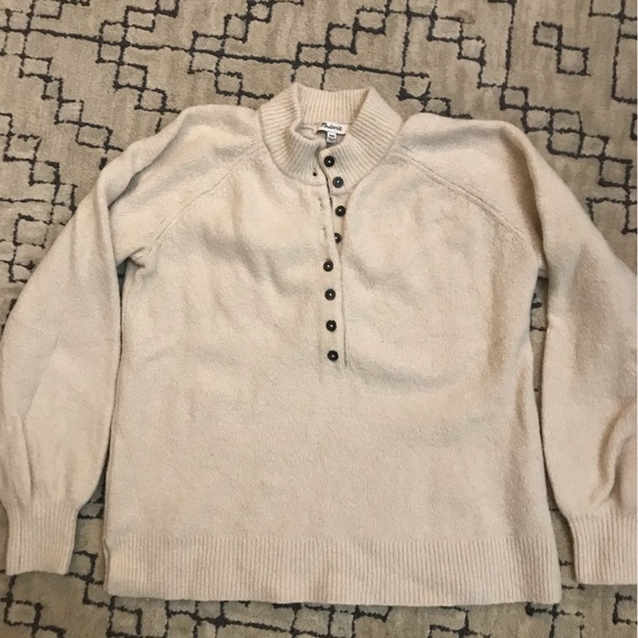 Super soft Madewell Henley Sweater - Picture 4 of 4